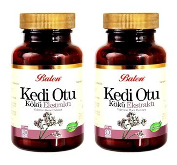 Balen Kedi Otu Kökü Ekstraktı Aromasız Yetişkin Vitamin 2x80 Adet Kapsül