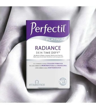 Vitabiotics Perfectil Platinium Radiance Aromasız Yetişkin Vitamin 60 Adet Tablet