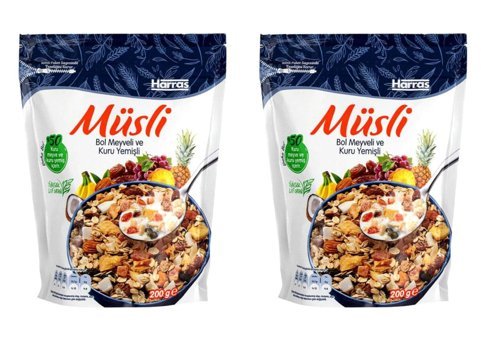 Harras Meyveli-Kuru Yemişli Müsli 2x200 gr