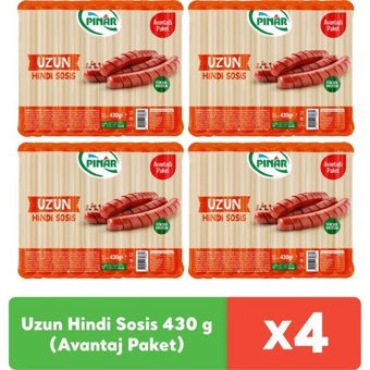 Pınar Uzun Hindi Sosis 4x430 gr
