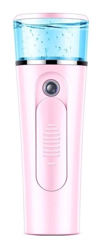 Eternal Luck 1200 mAh Tüm Ciltler İçin 1 Başlıklı Buharlı Pilli - Şarjlı Titreşimli Yüz Temizleme Cihazı Pembe