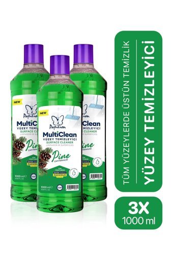 Papilion MultiClean Çam Kokulu Yüzey Temizleyici 3x1 lt