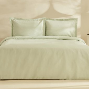 Karaca Home Fierra Pamuk 4 Mevsim 200x220 cm Düz Çift Kişilik Nevresim Takımı Adaçayı