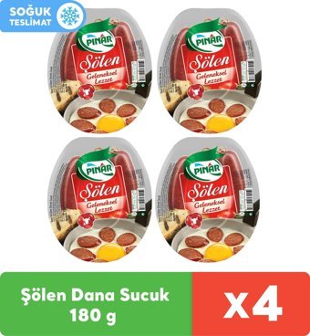 Pınar Fermente Kangal Sucuk 4x180 gr