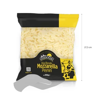 Gündoğdu Mozzarella İnek Peyniri 2x2 kg