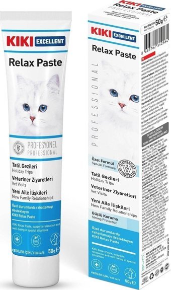 Kiki Excellent Relax Paste Sakinleştirici Etki Yetişkin Kedi Vitamini Macun 50 gr
