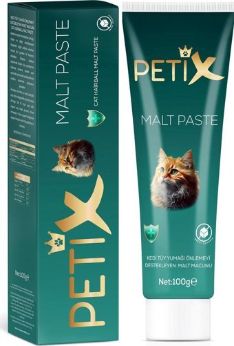 Petix Tüy Yumağı Önleyici Yavru-Yetişkin Kedi Vitamini Macun 100 gr