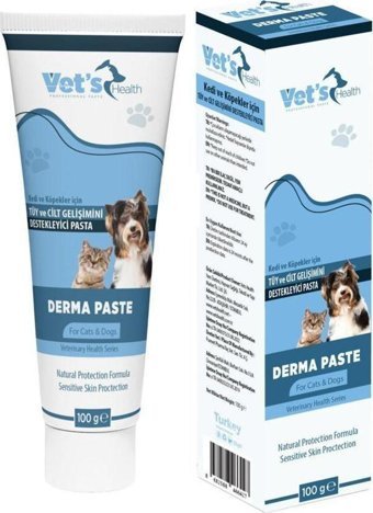 Vet's Health Derma Paste Multivitamin Gelişim Destekleyici Yetişkin Kedi Vitamini Macun 100 gr