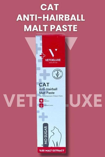 Vetdeluxe Tüy Yumağı Önleyici Yetişkin Kedi Vitamini Macun 100 gr