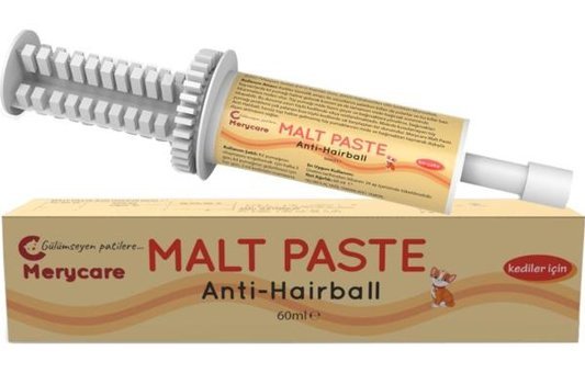 Merycare Malt Paste Tüy Yumağı Önleyici Yetişkin Kedi Vitamini Macun 100 gr