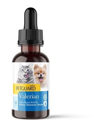 Petguard Valerian Drop Sakinleştirici Etki Yavru-Yetişkin Kedi Vitamini Sıvı 50 gr