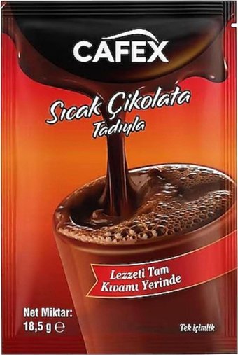 Cafex Sıcak Çikolata 18.5 gr 10'lu