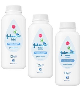 Johnson's Baby Toz Bebek Pudrası 3x100 gr