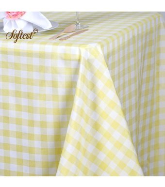 Softest Pamuk-Polyester 140x170 cm Dertsiz Dikdörtgen Masa Örtüsü Mavi