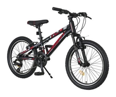 TommyBike Riven 20 Jant 21 Vites 5+ Yaş Siyah Çocuk Bisikleti