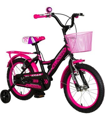 Kldoro KD-16301 16 Jant Vitessiz 4-7 Yaş Pembe Çocuk Bisikleti