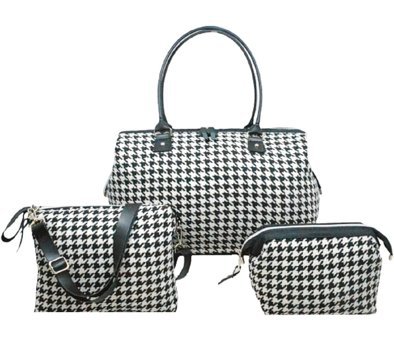 Babysi Mommy Bag 3'lü Su Geçirmez Paraşutsoft Bebek Omuz Çantası Siyah
