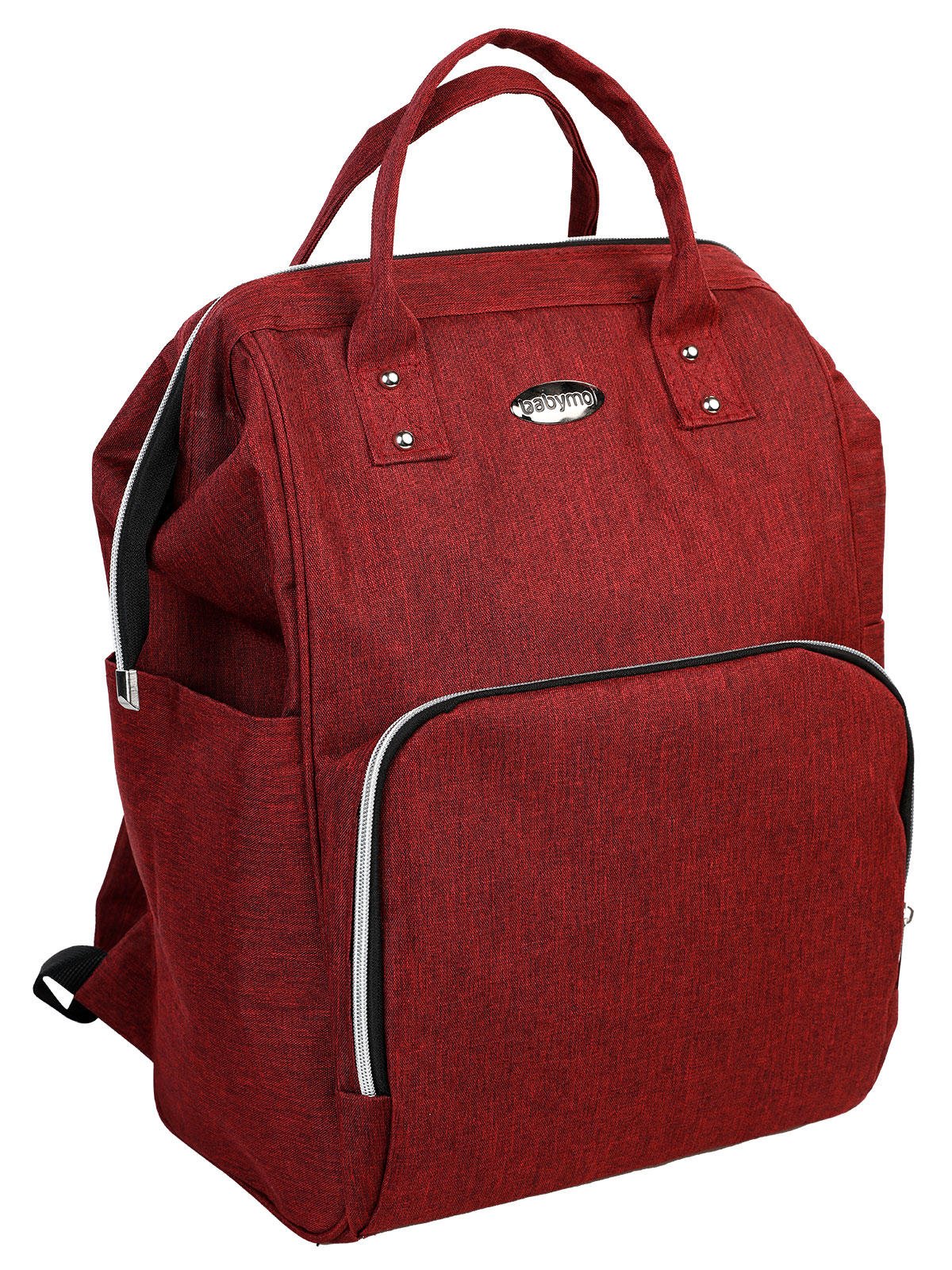 Babymol Linen Fitelatsız Anti Kanserojen Kumaş Bebek Sırt Çantası Bordo