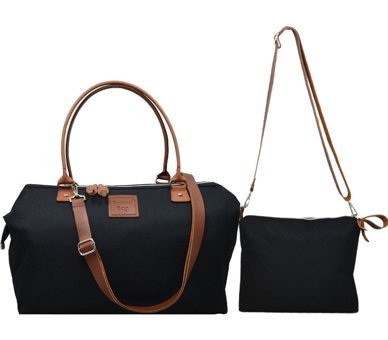 Babysi Mommy Bag Exclusive 2'li Su Geçirmez Suni Deri Bebek Omuz Çantası Siyah
