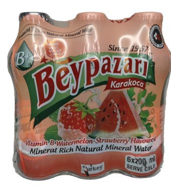 Beypazarı Karakoca Çilek-Karpuz Maden Suyu 6'lı 200 ml