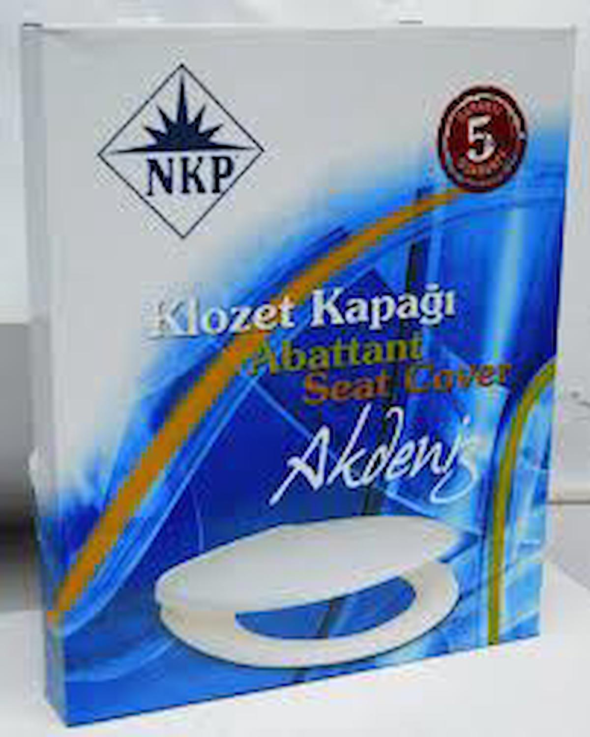Nkp Akdeniz Beyaz Yuvarlak Klozet Kapağı