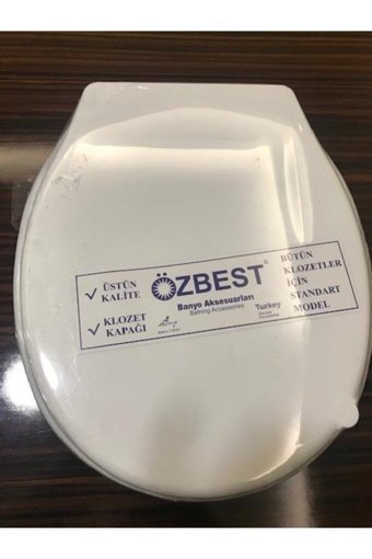 Özbest KP705 Beyaz Oval Klozet Kapağı