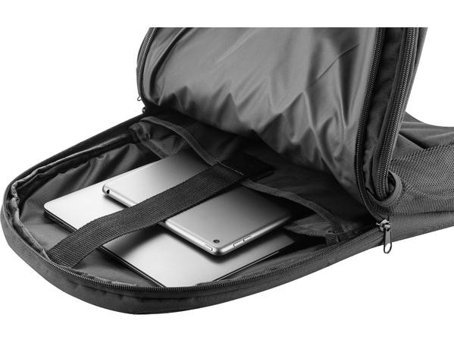 Ns Reliable 17.6 Inç Dokuma Kumaş Su Geçirmez El-Omuz Çantası Laptop Çantası Siyah