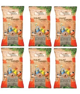 Gold Wings Kabuklu Yulaf Tohumu Vitaminli Yavru Kuş Yemi 6 x 300 gr