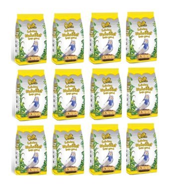 Quik Budgıes Kabuksuz Sade Yetişkin Kuş Yemi 12 x 400 gr