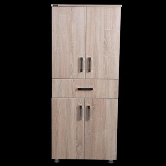 Bengi Ticaret 12684 4 Kapaklı 5 Raflı Çok Amaçlı Dolap Parlak Soho 150x56x35 cm