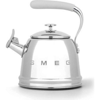 Smeg 50's Style CKLW2001SS Çelik 2.3 lt Düdüklü Gümüş Kettle
