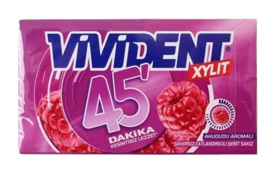 Vivident 45 Dakika Ahududulu Sakız