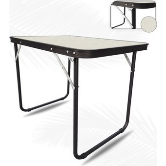 Wandersoul 70 cm x 50 cm Dikdörtgen Mdf Gri Kamp Masası