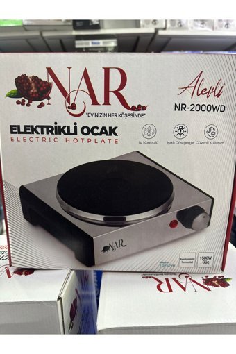 Nar Elektrikli Metal Inox Ocak