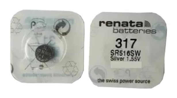 Renata 1.55 V Düğme Pil 5'li