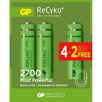 GP 1.5 V 2600 mAh Ni-Mh AA / Kalem Şarjlı Pil 6'lı