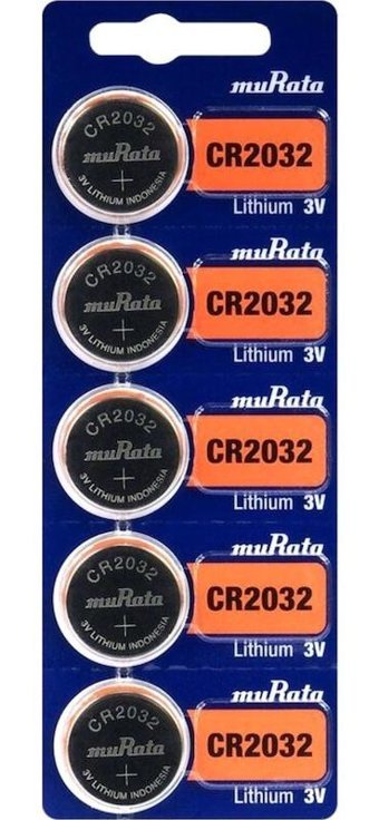Murata CR2032 3 V Lityum Düğme Pil 5'li