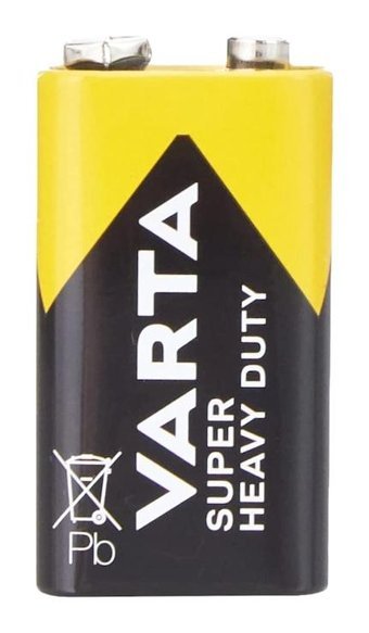 Varta 9 V Çinko Kare Pil Tekli
