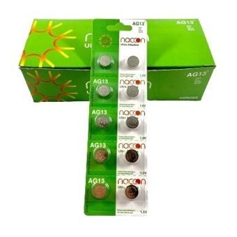 Naccon LR44 1.5 V 155 mAh Alkalin Düğme Pil 100'lü