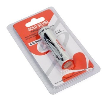 Gold Silver 3.7 V 4400 mAh Li-ion Kalem Şarjlı Pil Tekli