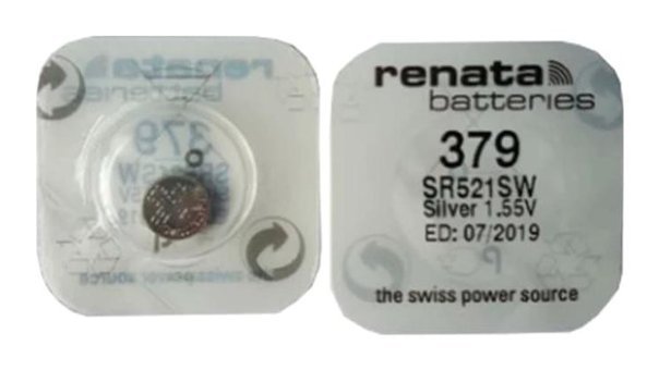 Renata 379 1.55 V Düğme Pil Tekli