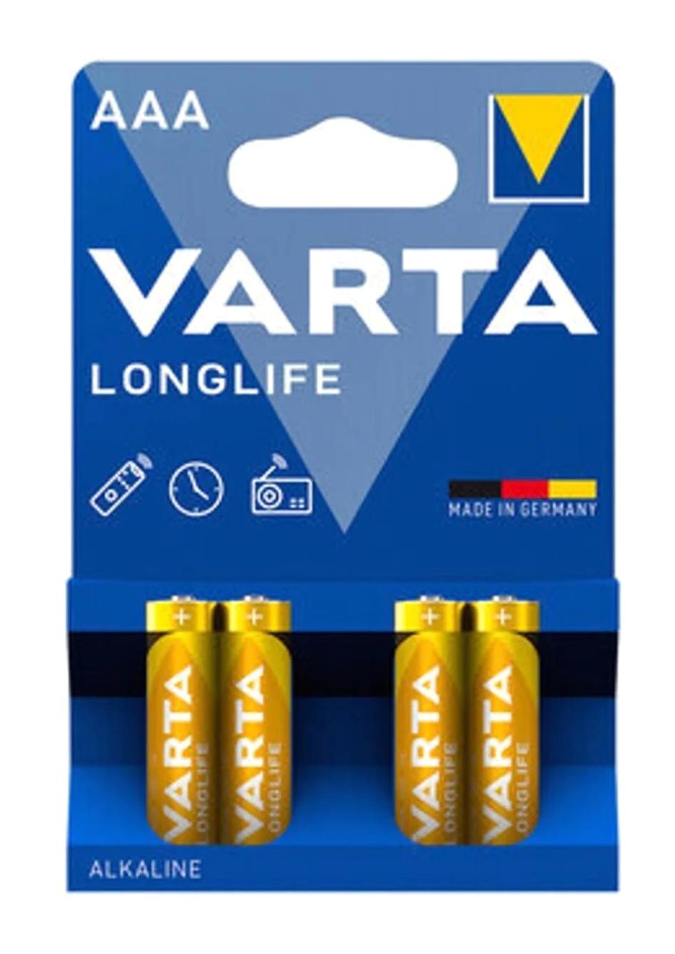 Varta Alkalin AAA / İnce Kalem Pil 4'lü