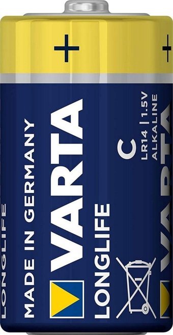 Varta LR14 1.5 V Alkalin C / Orta Pil 2'li
