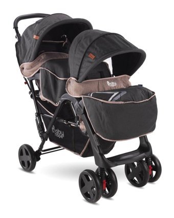 Babyhope 360 Derece Dönebilen İkiz Puset Bebek Arabası