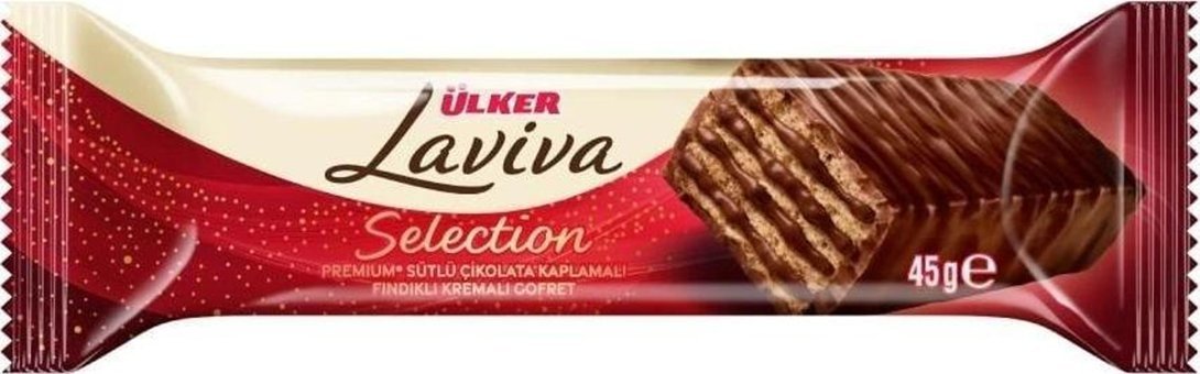 Ülker Laviva Selection Sütlü Çikolatalı Gofret 45 gr