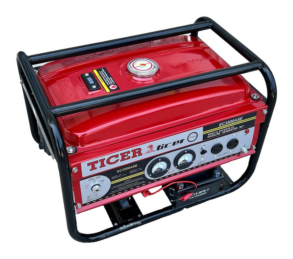 Ticer EC3500ASE 2.8 kVA Marşlı Benzinli Jeneratör