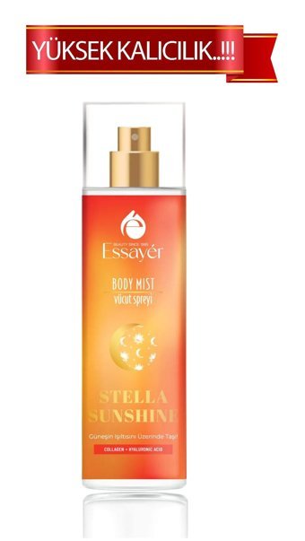 Essayer Stella Sunshine Meyveli Hyalüronik Asit İçeren Unisex Vucüt Spreyi 150 ml