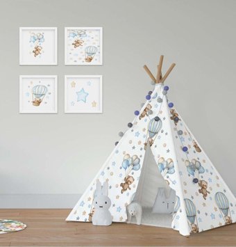 Cici Odam Uçan Balon 3+ Yaş Beyaz Unisex Oyun Çadırı