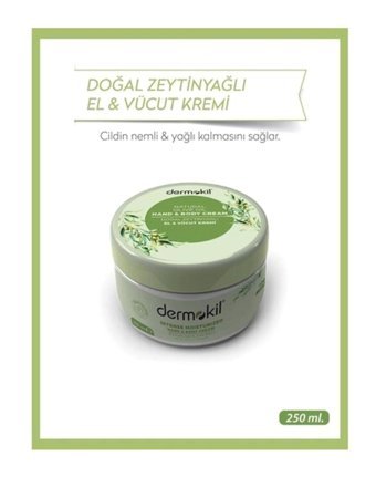 Dermokil Zeytinyağlı Tüm Cilter El Kremi 250 ml