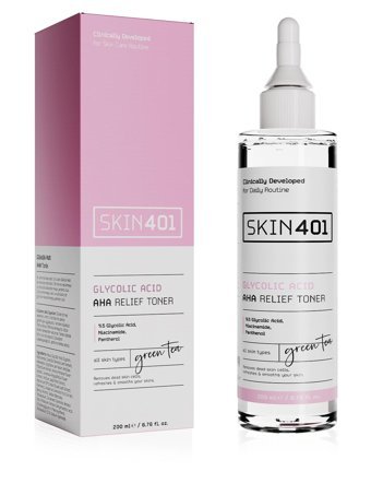 Skin401 Relief Tüm Ciltler İçin AHA Glikolik Asit Tonik 200 ml